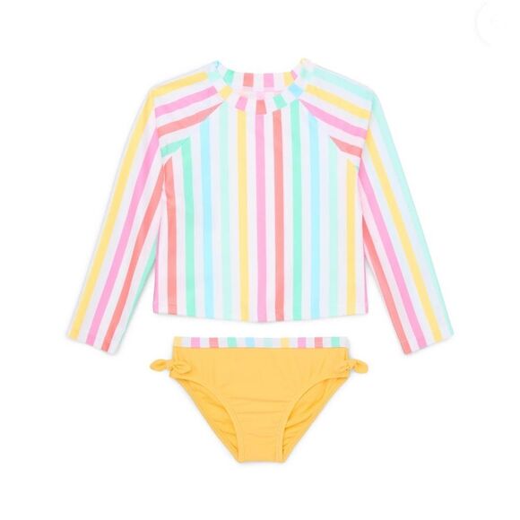 Toddler Little Mermaid Tankini & Rashguard Swimsuit 2, 2-pc Sets  Size 2T - Picture 9 of 11